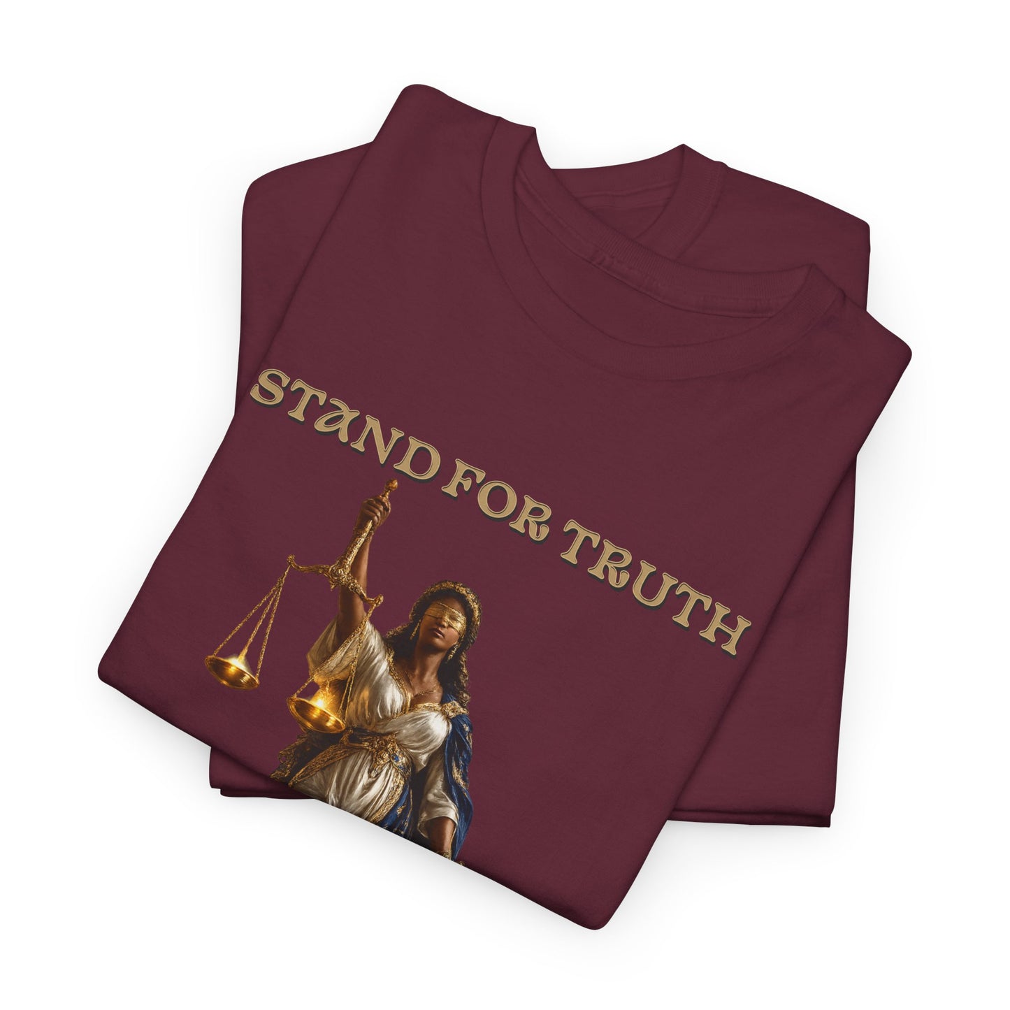 Lady of Justice T-Shirt | Justice Is Truth in Action™ | Scales of Justice Graphic Tee