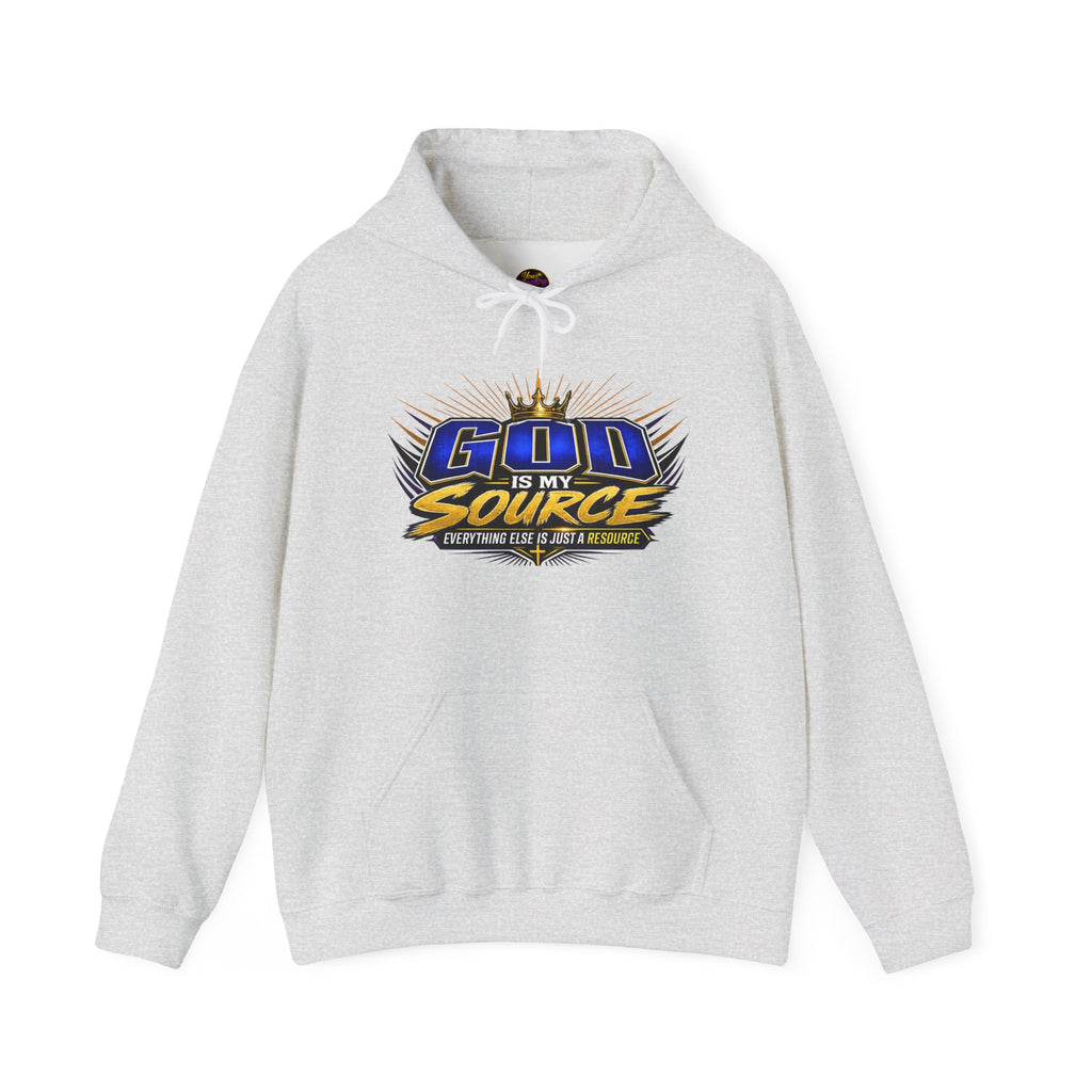God Is My Source Christian Hoodie | Unisex Graphic Sweatshirt