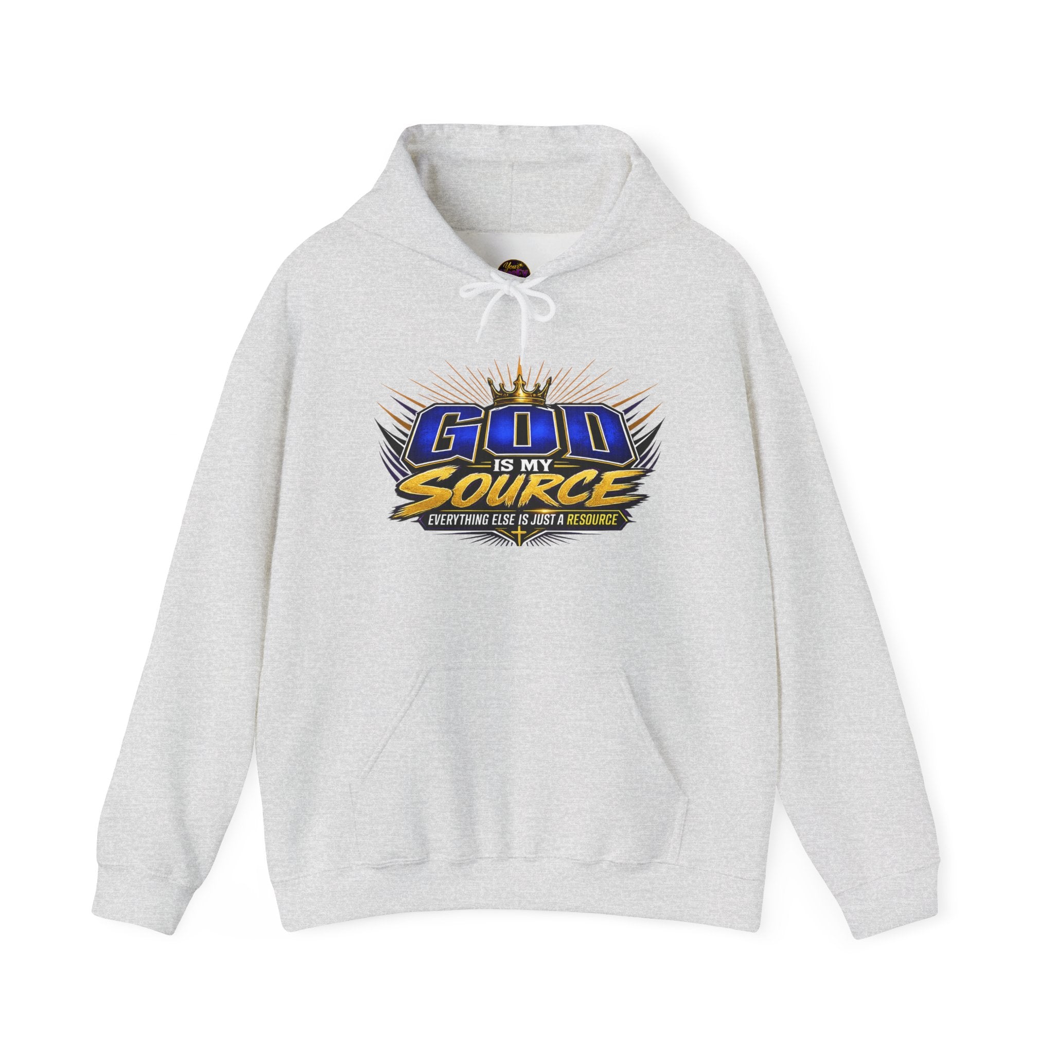 God Is My Source Christian Hoodie | Unisex Graphic Sweatshirt