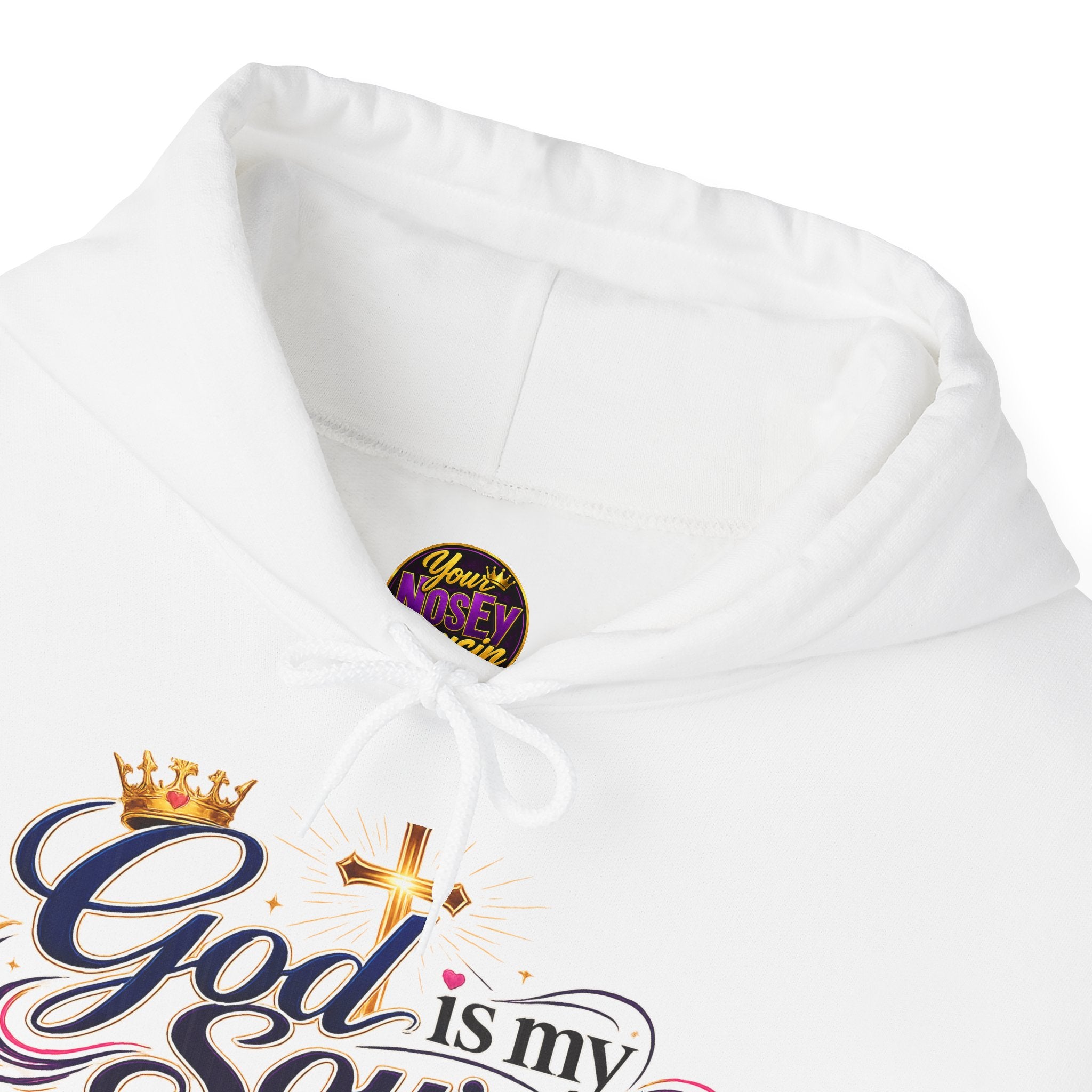 God Is My Source Hoodie | Christian Faith Sweatshirt | Inspirational Pullover