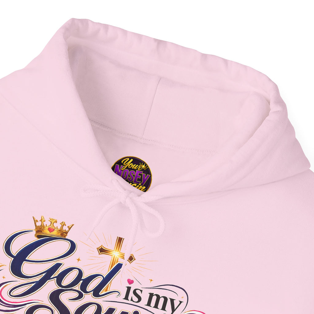 God Is My Source Hoodie | Christian Faith Sweatshirt | Inspirational Pullover