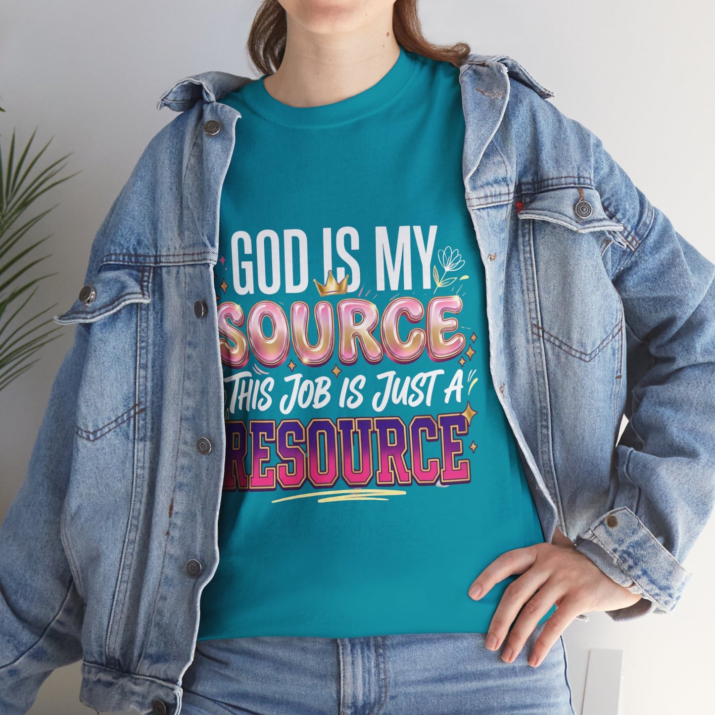 God Is My Source Tee | Inspirational Christian Shirt