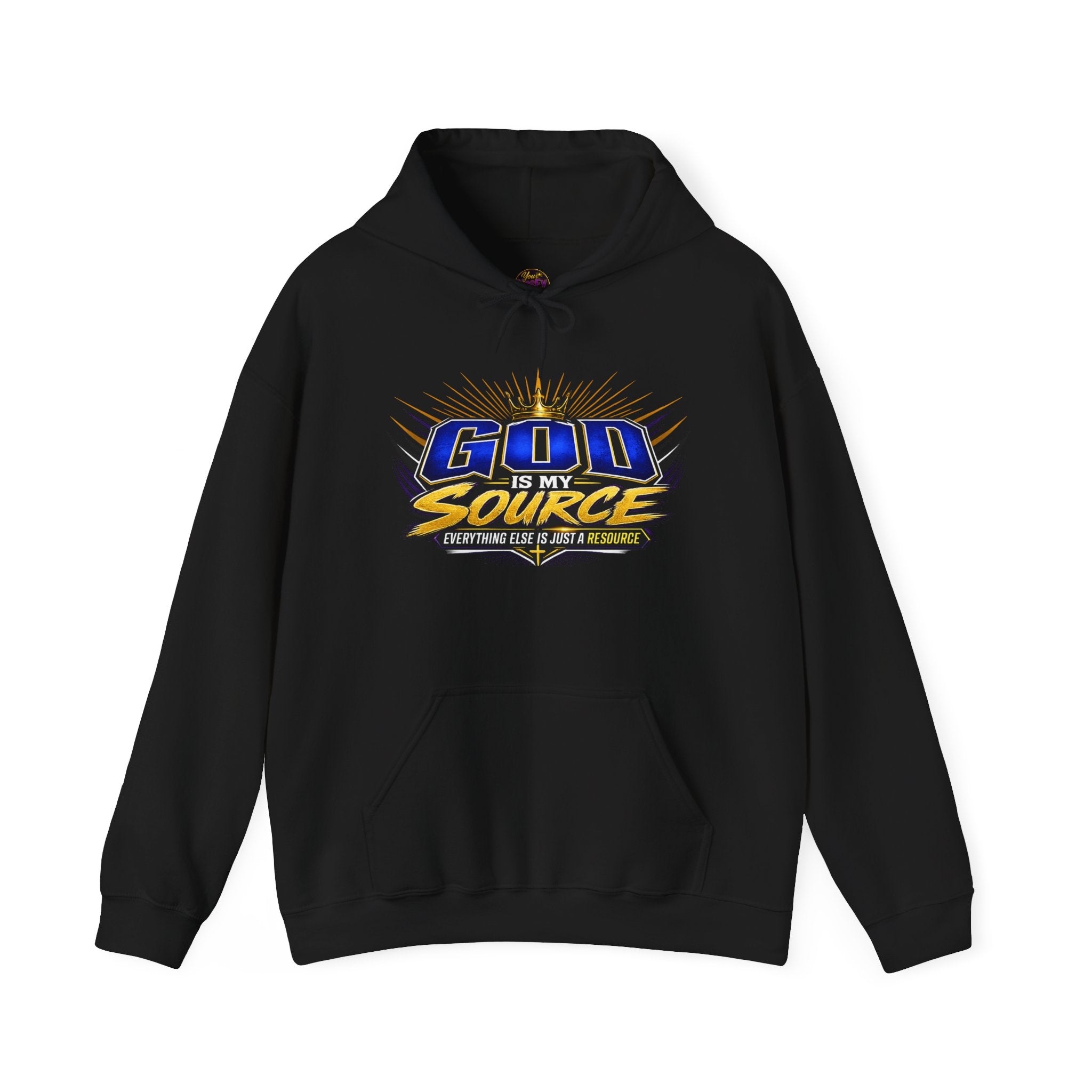 God Is My Source Christian Hoodie | Unisex Graphic Sweatshirt