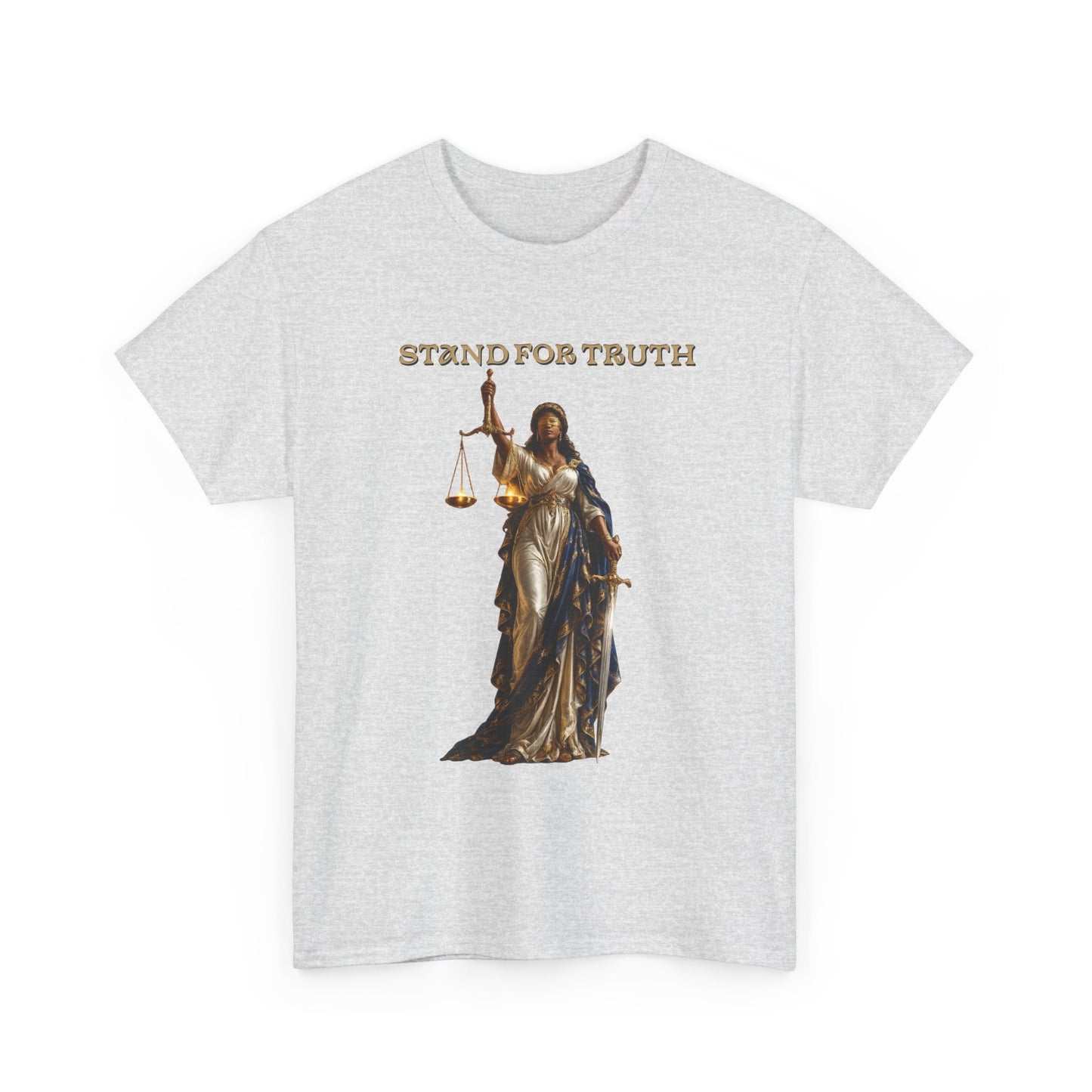 Lady of Justice T-Shirt | Justice Is Truth in Action™ | Scales of Justice Graphic Tee