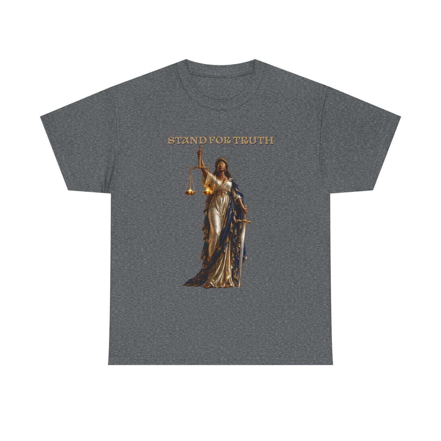 Lady of Justice T-Shirt | Justice Is Truth in Action™ | Scales of Justice Graphic Tee
