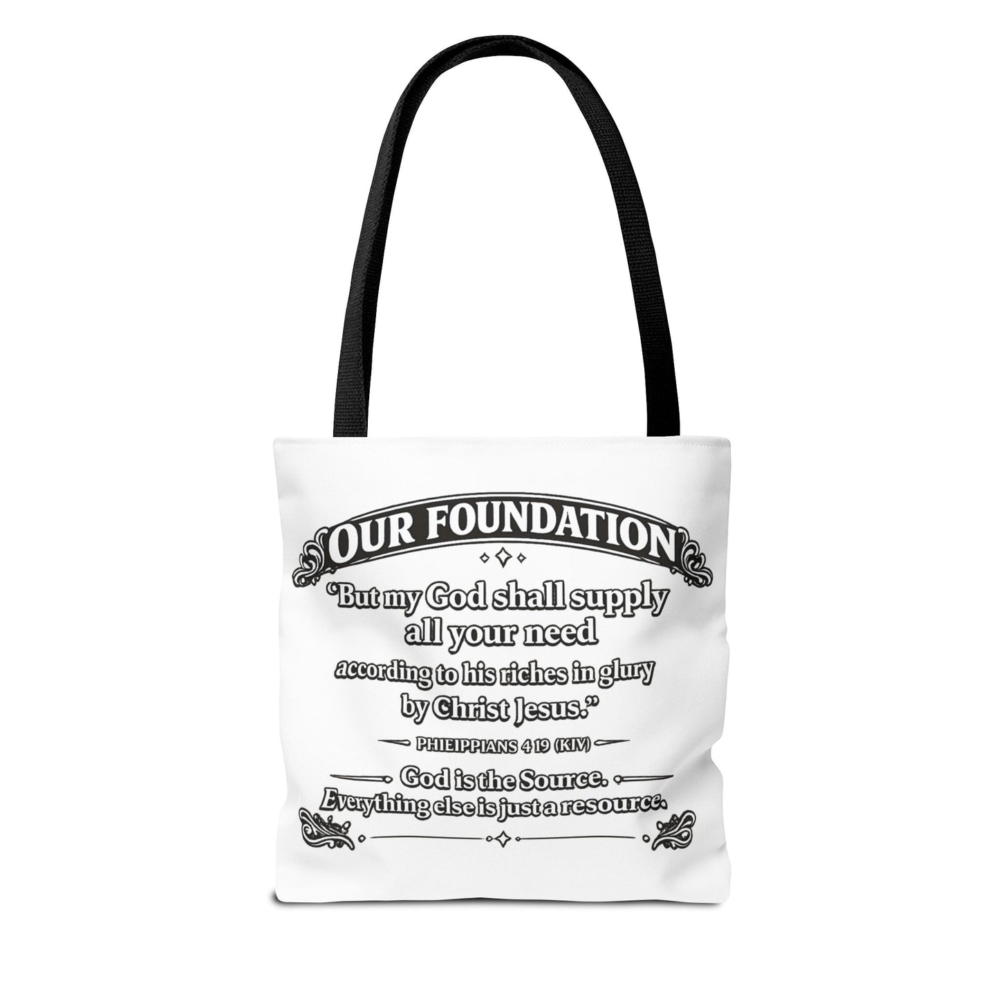 Level Up With God™ Personalized Kids Tote Bag — Upload Your Own Avatar