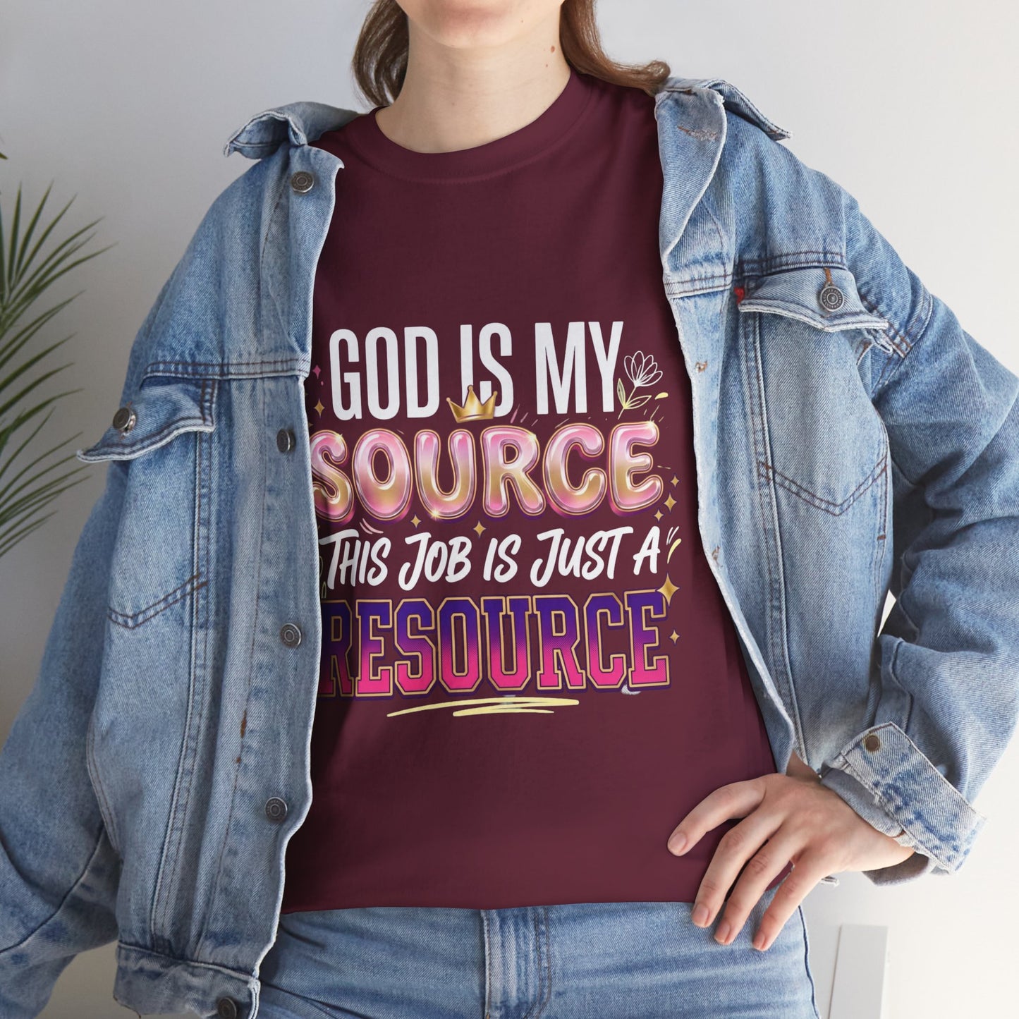 God Is My Source Tee | Inspirational Christian Shirt